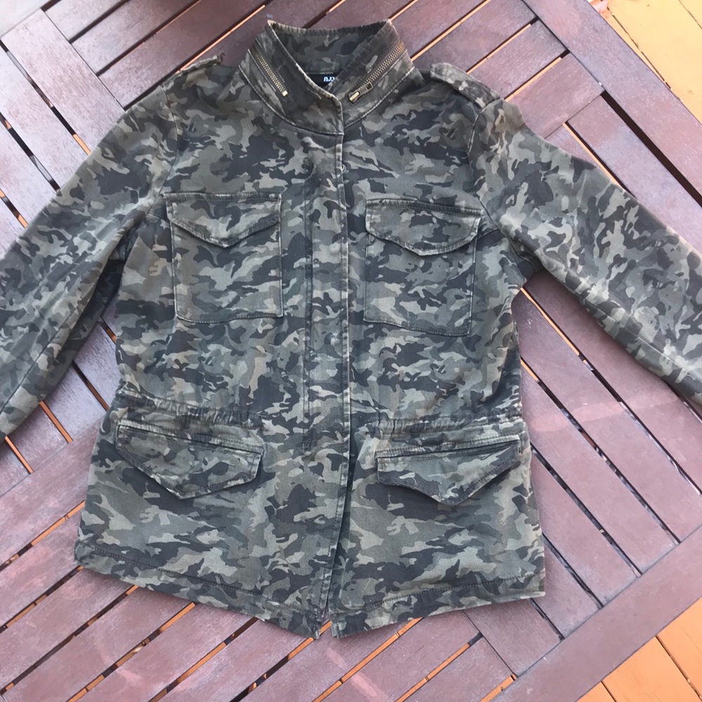 a.n.a camouflage fall jacket